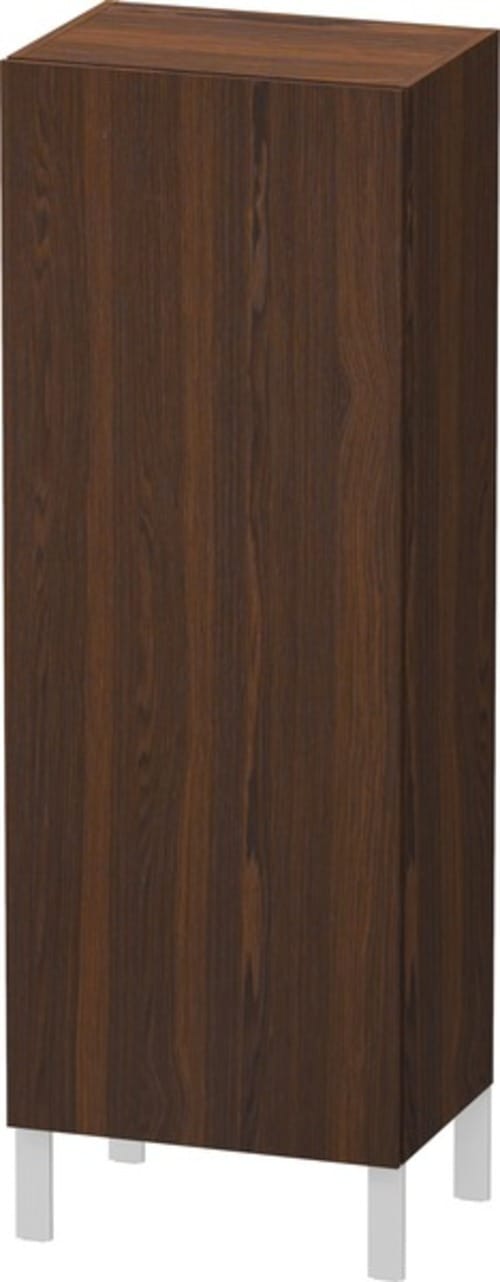 Duravit Halbhochschrank L-Cube 50x36,3x132cm, Tür li, Nussb gebürstet