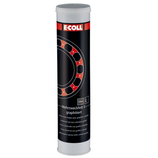 E-COLL Mehrzweckfett II, graph. 400g Kartusche bleifrei