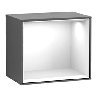 V&B Regalmodul Finion 41,8x35,6x27cm, Reg glo wh., Anthrac. m