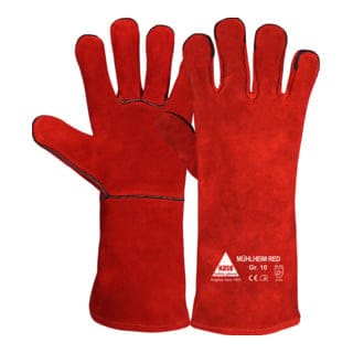 Hase Schweißerhandschuhe Mühlheim Größe 10, Rindspaltleder