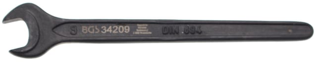 BGS Einmaulschlüssel 34209, DIN 894, SW 9 mm