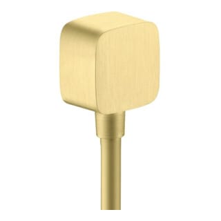 hansgrohe Schlauchanschluss Fixf Softc Axor mit Rückflussverhinderer, brushed brass