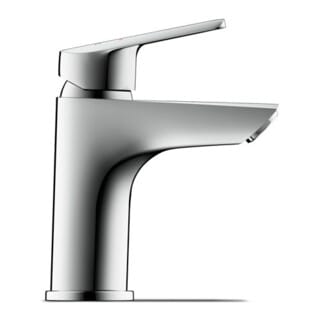 Duravit No. 1 Waschtisch-Einhebelmischer S o. Zugst.-Ablaufgarn., Ausl. 100mm, chr
