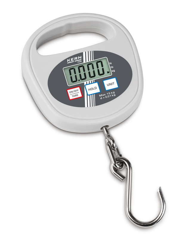 Kern Hängewaage HDB 10K-2XL, Wägebereich 15 kg, Ablesbarkeit 10 g