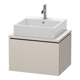 Duravit Waschtischunterschrank Compact L-Cube 62x47,7cm, Tau ma, für Konsole, 1 Auszug