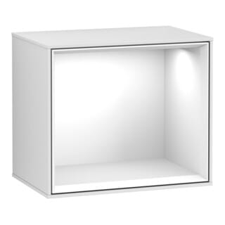 V&B Regalmodul Finion 41,8x35,6x27cm, Reg glo wh., wh. m Lac