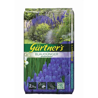 Gärtner`s Blaudünger 2,5 kg 12+12+17+2 Beutel phospatreduziert Gärtners