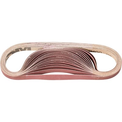 PFERD TOOLS Korund Schleifband BA 12x520mm A400 für universelle Anwendung mit Bandschleifer