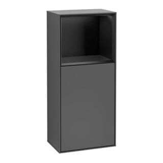 V&B Seitenschrank Wandbeleuchtung Finion 41,8x93,6cm, l, Reg ob bla m, Anthrac. m
