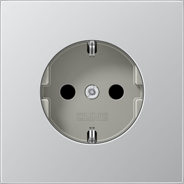 Jung SCHUKO-Steckdose aluminium AL1520
