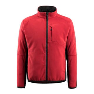 Mascot Hannover Fleecejacke Größe 3XL, rot/schwarz