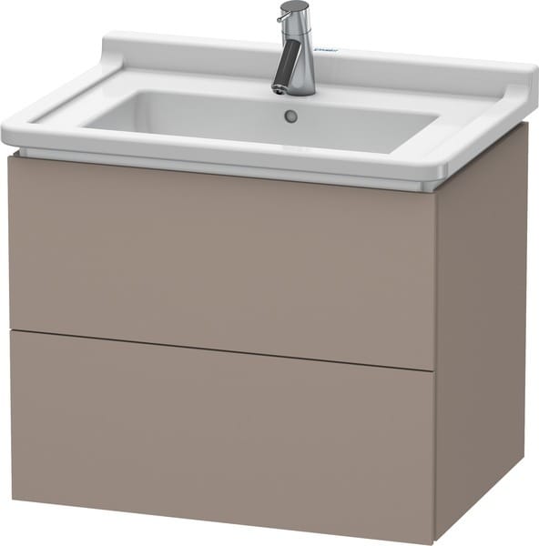 Duravit Waschtischunterschrank L-Cube 67x46,9cm, bas. ma, 2 Schub., wandhängend