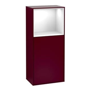 V&B Seitenschrank Wandbeleuchtung Finion 41,8x93,6cm, li, Reg ob glo wh., Peo m