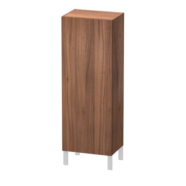 Duravit Halbhochschrank L-Cube 50x36,3x132cm, Tür re, nussbaum natur