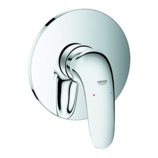 Grohe Fertigmontageset Eurostyle UP-Br.-EHM, geschl. Metal-Hebelgr., chr