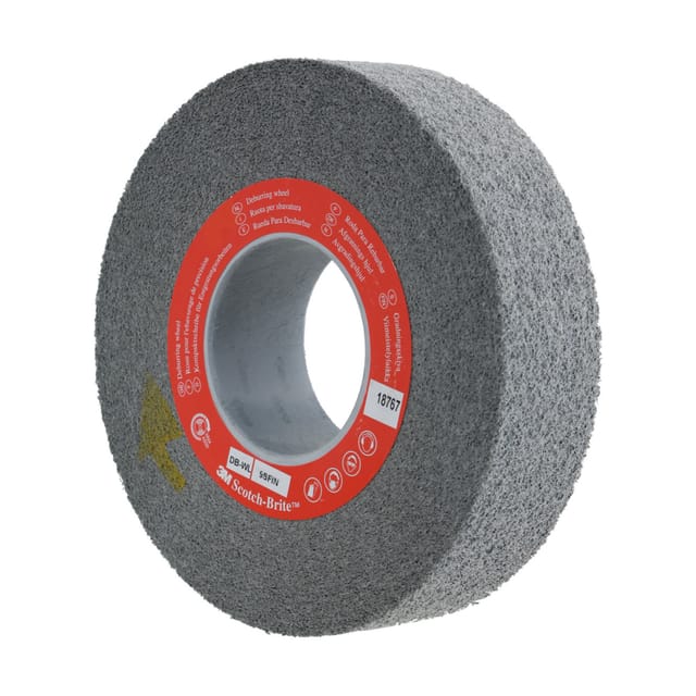 3M Scotch-Brite Kompakt-Entgratscheibe (SiC), DB-WL, Scheiben-⌀xBreitexBohrungs-⌀ 203X51X76 mm