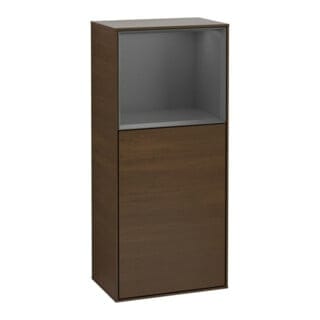 V&B Seitenschrank Wandbeleuchtung Finion 41,8x93,6cm, l, Rg o Anthrac. m, wal ven