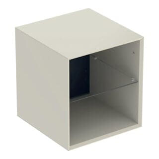 Geberit Seitenelement One 45x49,2x47cm, sand-grau/lack hochgl.