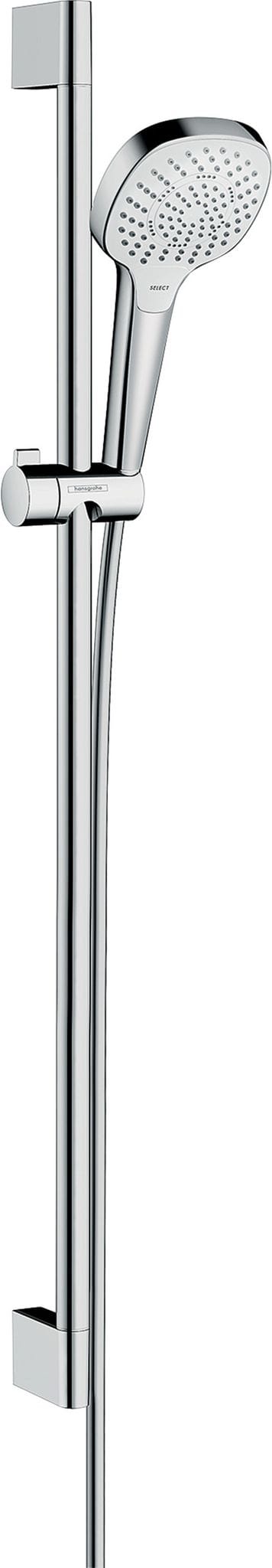 hansgrohe B-S Croma Sel. E Mul EcoSm. 959mm Brausestange, 9 l/min, weiß/chrom