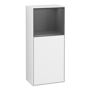 V&B Seitenschrank Wandbeleuchtung Finion 41,8x93,6cm, l, Rg o A m, glo wh. Lac