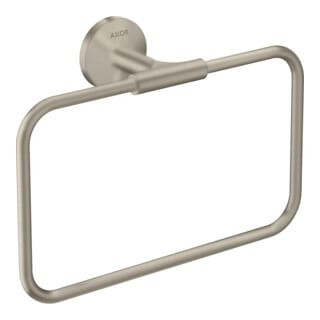 hansgrohe Handtuchring Axor Uni. Circular 250x216mm, schw, Wandmont., brush. ni.