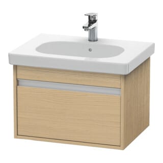 Duravit Waschtischunterschrank Ketho 60x45,5cm, Ei Nat, 1 Auszug, wandhängend