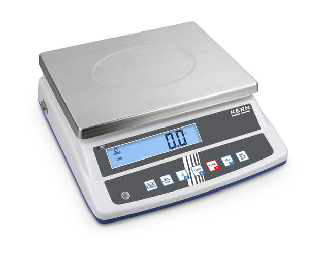Kern Tischwaage FCD 30K-2, Wägebereich 30000 g, Ablesbarkeit 1 g