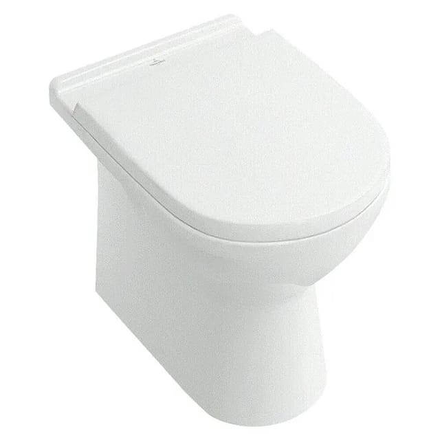 V&B Stand-WC, Tiefspüler O.NOVO 36x56cm, Abgang waagerecht, weiß C-plus