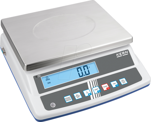 Kern Tischwaage FCD 3K-3, Wägebereich 3000 g, Ablesbarkeit 0,1 g