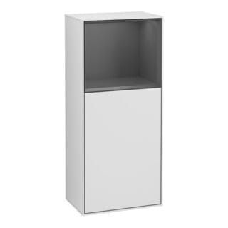 V&B Seitenschrank Wandbeleuchtung Finion 41,8x93,6cm, l, Rg o A m, wh. m Lac