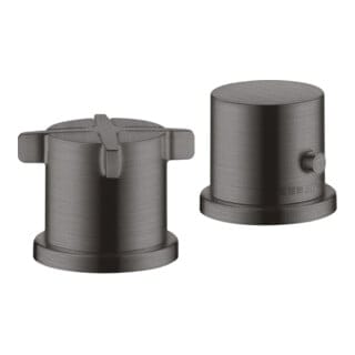 hansgrohe Fertigset Axor Citterio E 2-L-W-Ran-Arm, m Thermostat, brush. bla vc