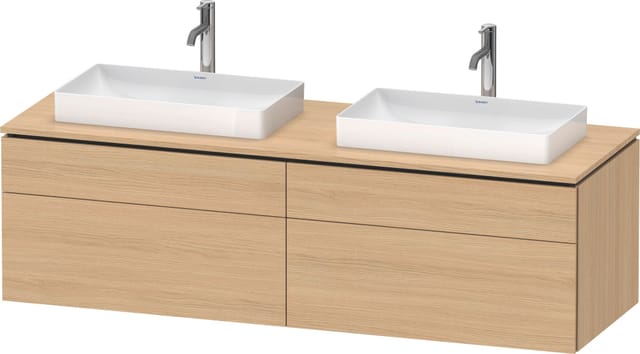 Duravit Waschtischunterschrank L-Cube 162x55x48,2cm, 2 SBK, E N, k EinrSy