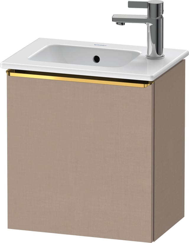 Duravit Waschtischunterschrank D-Neo 41x27,4x44cm, 1 T, An re, gol pol/Leinen