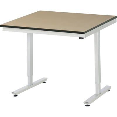 RAU Arbeitstisch adlatus 150 elektrisch höhenverstellbar Arbeitsplatte MDF 1000 mm x 1000 mm