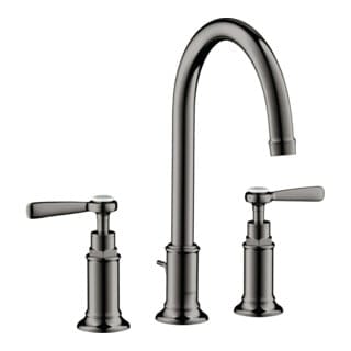 hansgrohe 3-Loch-Waschtischarmatur 180 Axor Montreux A 175mm, m H-Gr, ZugstAblGar, po bla vc
