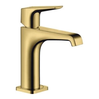 hansgrohe Waschtisch-Einhebelmischer 130 Axor Citterio E A 143mm, m HG, unver Abl., pol. gol opt