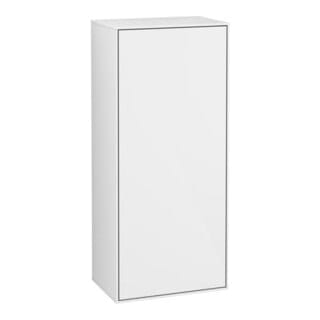 V&B Seitenschrank Wandbeleuchtung Finion 41,8x93,6x27cm, Anschl re, glo wh. Lac