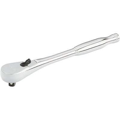 VIGOR Außenvierkant Antrieb 6,3 = 1/4 Zoll Feinzahn-Umschaltknarre V4944 Vierkant massiv 6,3 mm (1/4 Zoll) Gesamtlänge: 200 mm