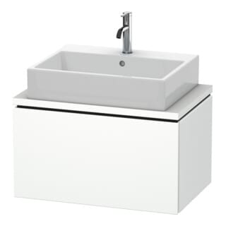 Duravit Waschtischunterschrank Compact L-Cube 72x47,7cm, we. ma, für Konsole, 1 Auszug
