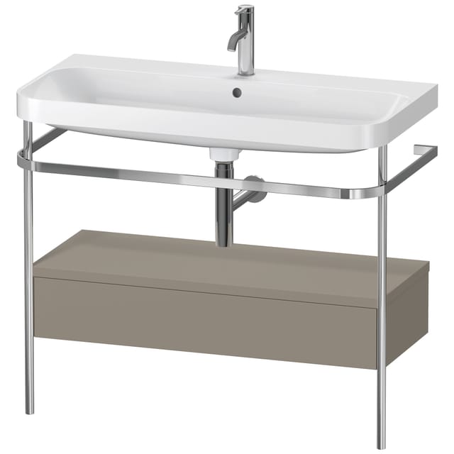 Duravit Möbelwaschtisch-Kombi Happy D.2 Plus 97,5x49cm, 1 HL, st-g m, m Kons, 1 Lad
