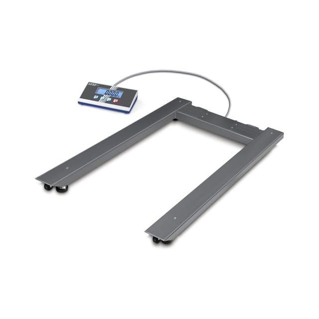 Kern Palettenwaage UIB 600K-1+C kalibriert, Wägebereich 600 kg, Ablesbarkeit 200 g