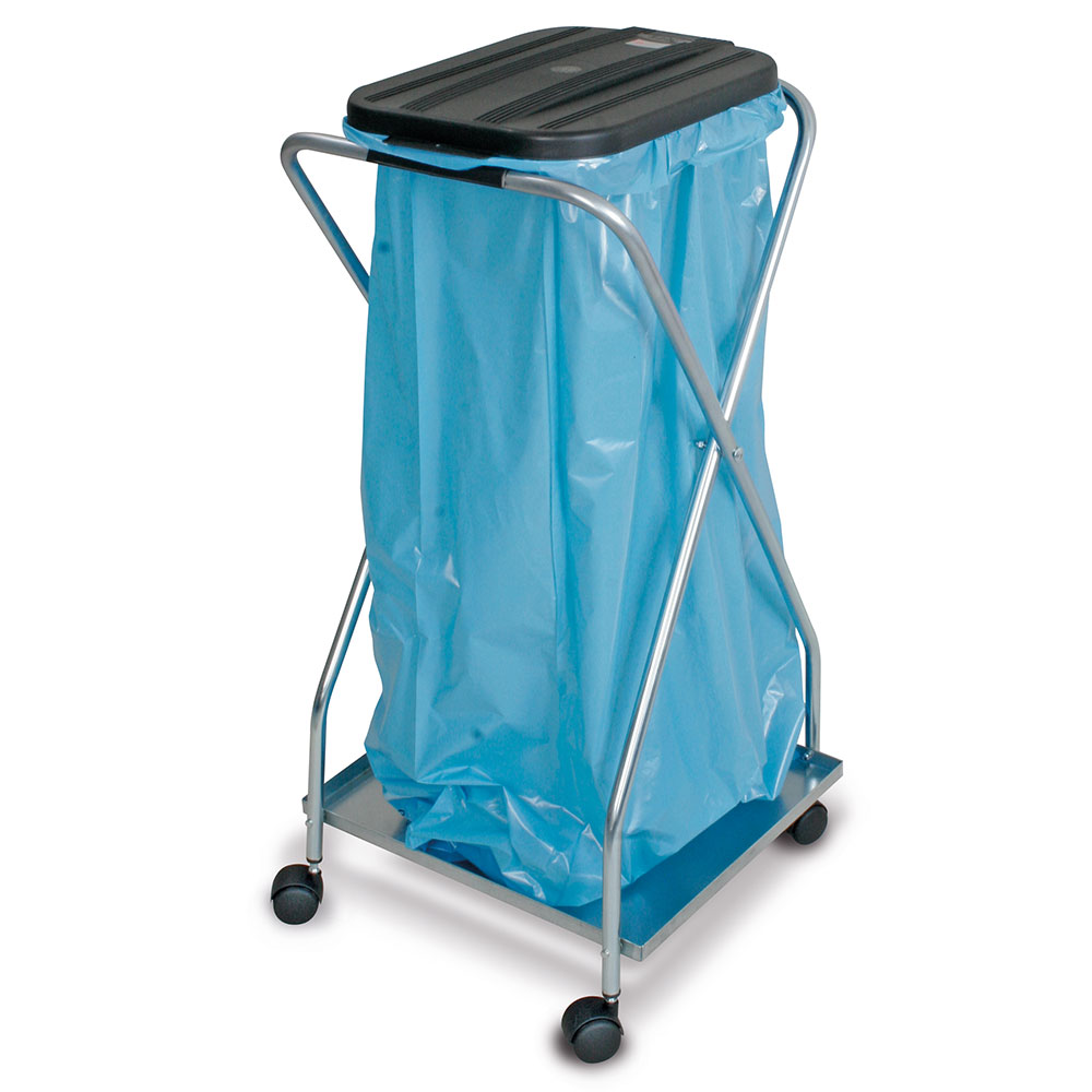 Brb Müllsackständer Mit Rollen, Für 70-120l Säcke (schwarz, Einfach)
