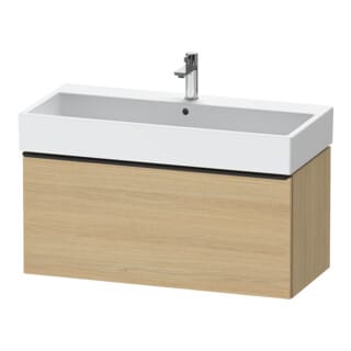 Duravit Waschtischunterschrank D-Neo 98,4x44,2cm, sw/Ei Nat, 1 Ausz., wandhängend