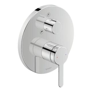 Duravit Fertigmontageset C.1 UP-Wannen-Einhebelmischer, rd, m Umstellvent., chrom