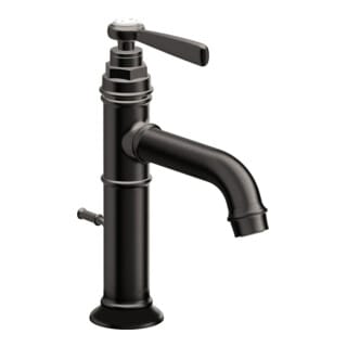 hansgrohe Waschtisch-Einhebelmischer 100 Axor Montreux A 142mm, m Zugst.Abl.Gar., brush. bla vc