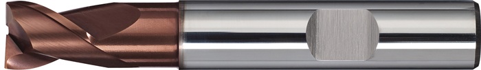 Tecwerk Bohrnutenfräser Din 6527k Typn D.8mm Vhm Tialn Hb Z.2 Kurz Tecwerk