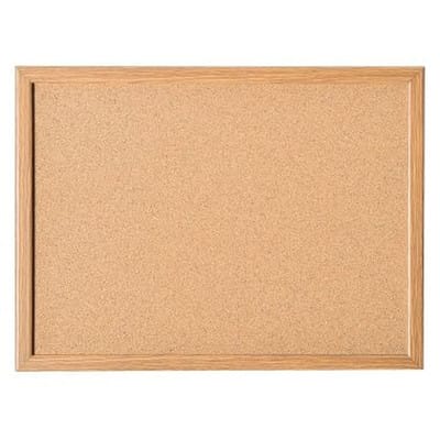 Magnetoplan Korktafel mit Holz-Rahmen, 400 x 300 mm