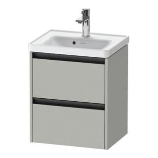 Duravit Waschtischunterschrank Ketho.2 48,4x37,5x54,9cm, 2 SBK, wd, betongr ma