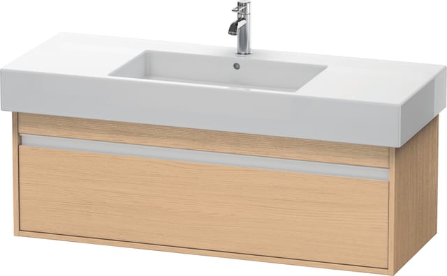 Duravit Waschtischunterschrank Ketho 120x45,5cm, Ei Nat, 1 Ausz., wandhängend