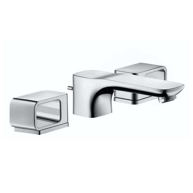 hansgrohe 3-Loch-Waschtischarmatur 50 Axor Urquiola A 180mm, m Zugst.Abl.Gar., Roset., chr